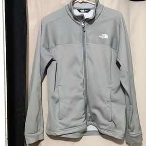 North face jacket " never stop exploring " light gray SP fleece lined